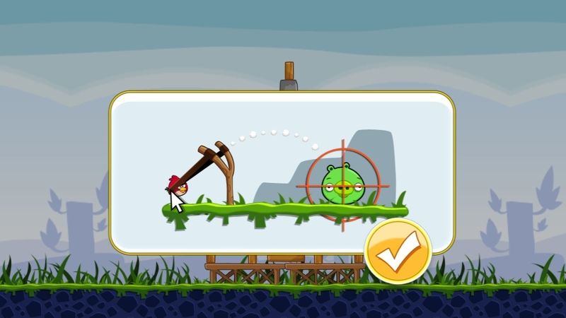 Ukázka ze hry Angry Birds