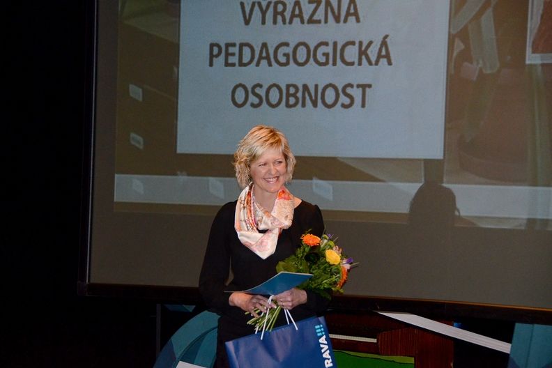 Ocenění ostravských pedagogů:20.3.2014. Výrazná pedagogická osobnost: Mgr. Radmila Kuboňová.