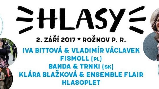 HLASY - festival lidského hlasu spatří světlo světa 2. září v Rožnově pod Radhoštěm