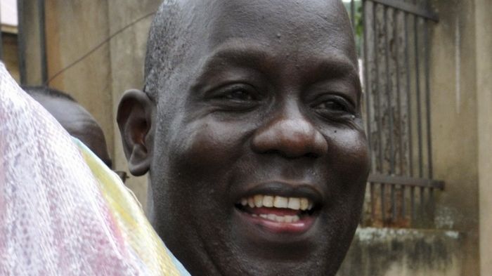 Bývalý mluvčí LRA James Obita.