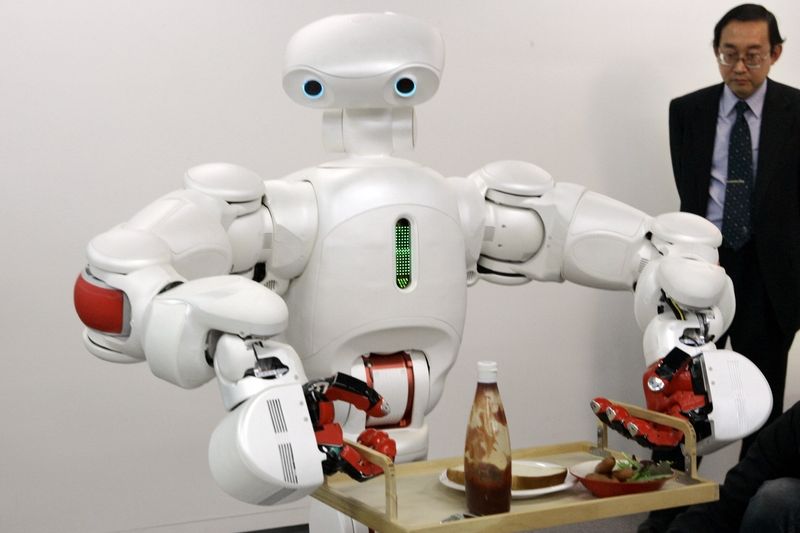 Roboti mohou časem nahradit i práci servírek a číšníků.