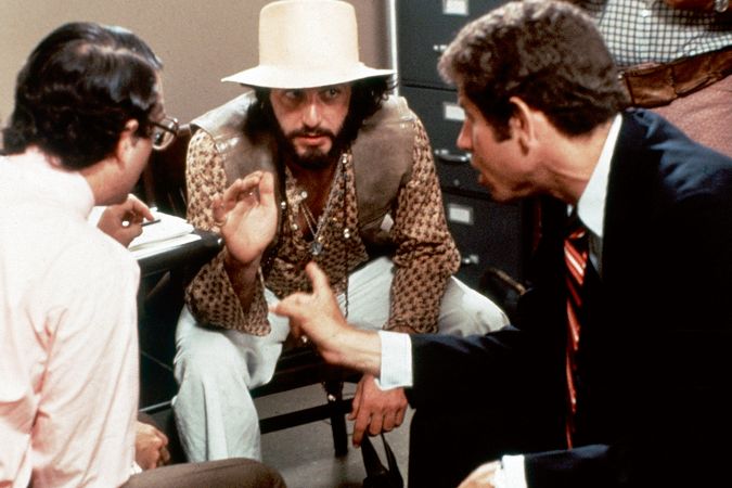 Al Pacino v kriminálním dramatu Serpico z roku 1973.