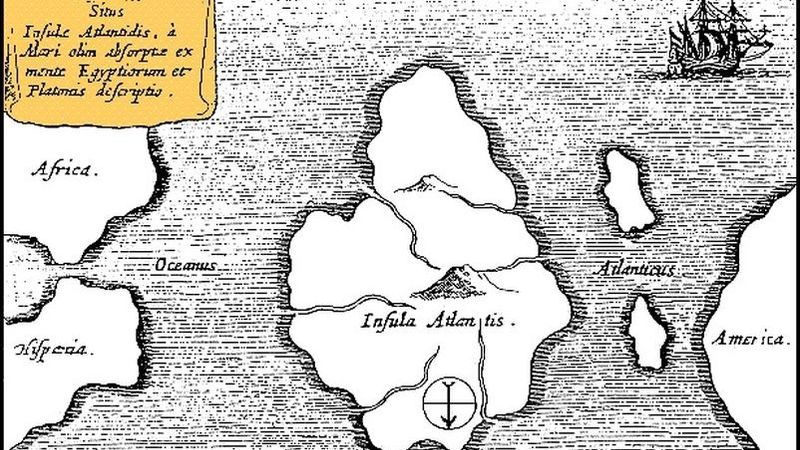 Athanasius Kircher na své mapě z roku 1669 umístil Atlantidu do míst, kde se nacházejí četné ostrůvky Oceánie.