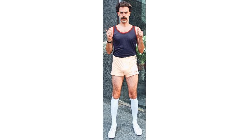 Sacha Baron Cohen jako Borat.