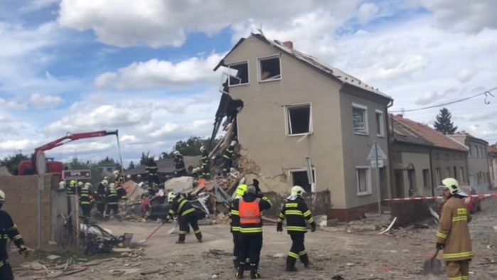 Tragický výbuch v Mostkovicích 