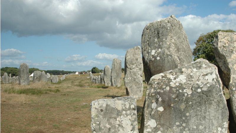 kamenné aleje v Carnacu