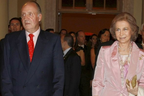 Španělský král Juan Carlos s manželkou Sofií