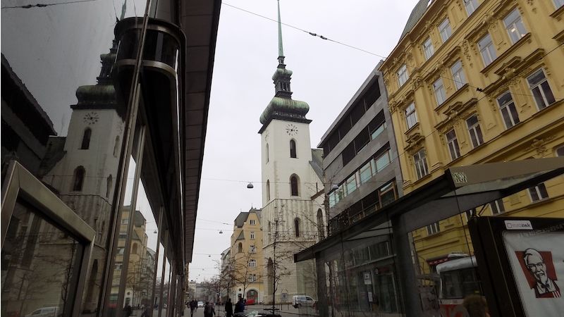Brno reprezentuje mimo jiné kostel sv. Jakuba