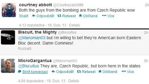 Mylná informace, že jsou atentátníci z České republiky se šíří Twitterem jako mor. Češi společně se vzdělanými lidmi nestačí tyto dezinformace dementovat.