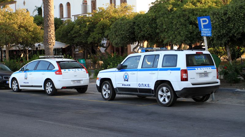 Řecká policejní auta