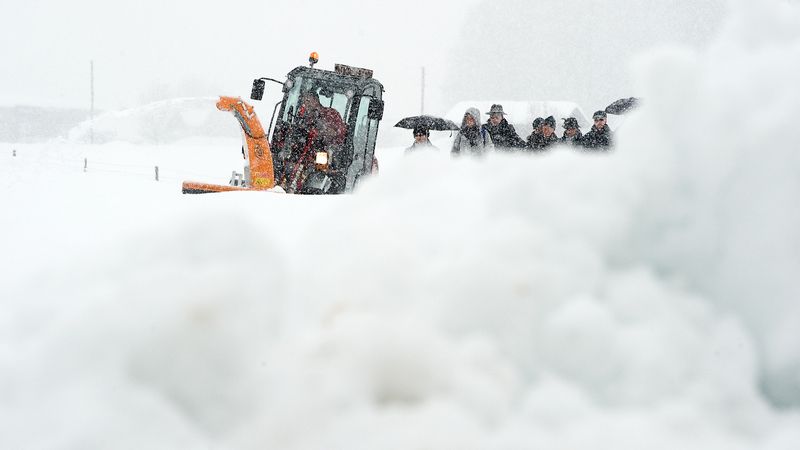 Sněhová kalamita v Rakousku