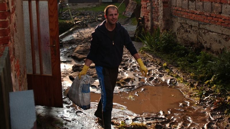 Voda napáchola v Novém Oldřichově velké škody
