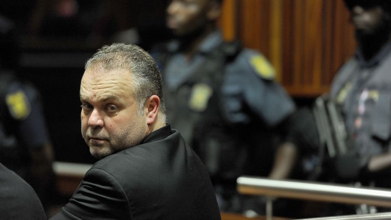 Radovan Krejčíř u soudu v Palm Ridge v Johannesburgu. Snímek z 2. 12. 2013.