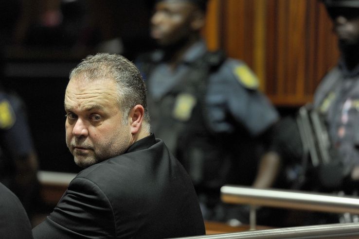 Radovan Krejčíř u soudu v Palm Ridge v Johannesburgu. Snímek z 2. 12. 2013