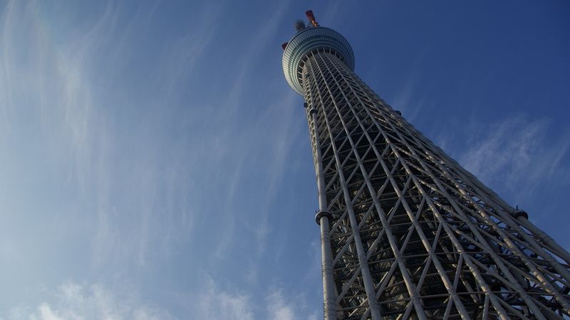 Tokijský nebeský strom má výšku 634 metrů. 