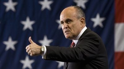 Rudy Giuliani při kampani na Floridě