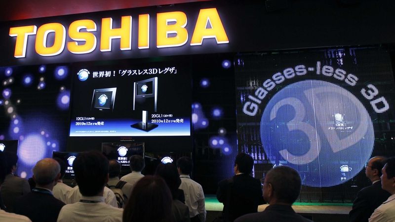 Sledování nové televize od Toshiby nevyžaduje speciální brýle. 