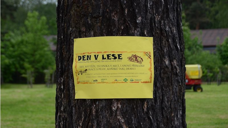 Ostrava 20.5.2017. Den v lese. Bělském lese.