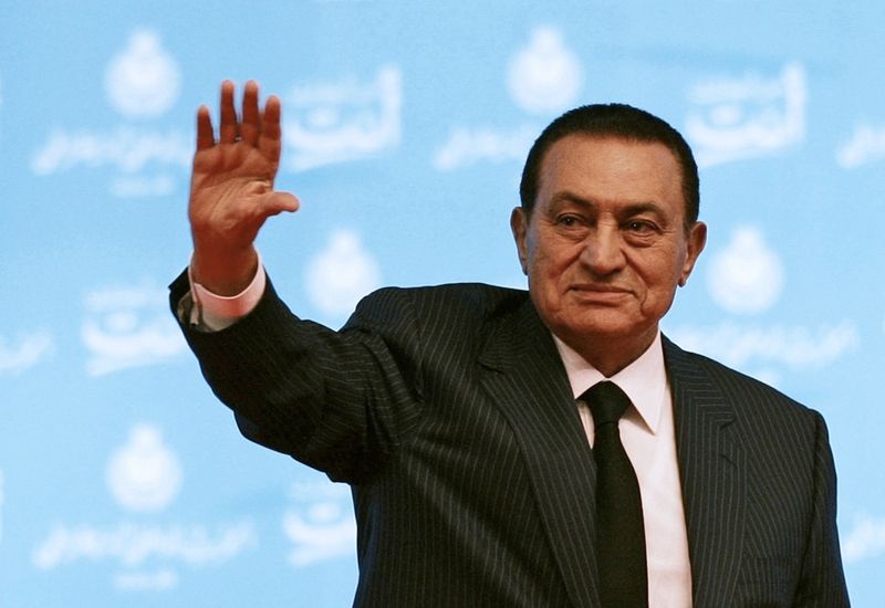 Prezident Egypta Husní Mubarak na archivním snímku