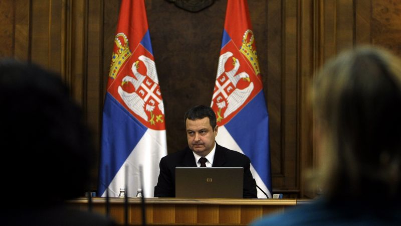 Srbský premiér Ivica Dačić