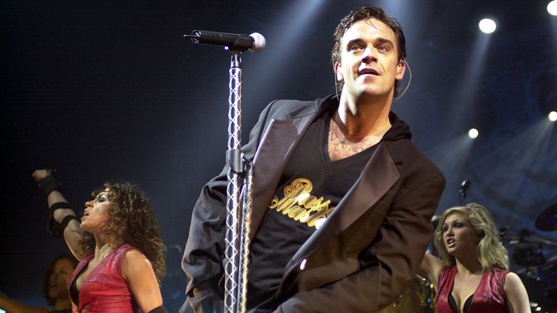 Britský zpěvák Robbie Williams