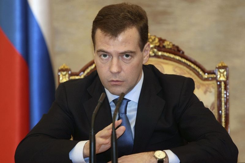 Ruský prezident Dmitrij Medvěděv