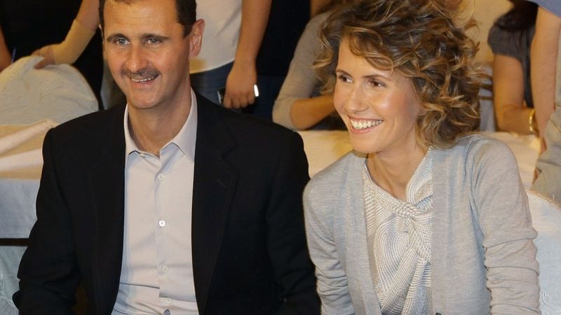 Syrský prezident Bašár Assad s manželkou Asmou na snímku ze září 2010