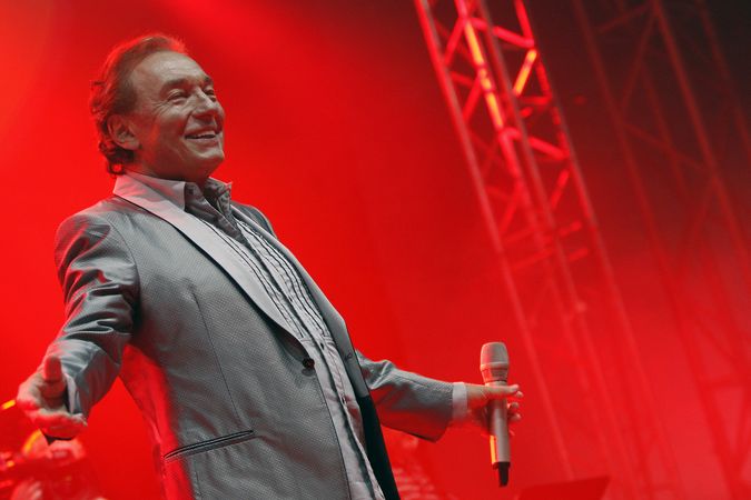 Karel Gott na festivalu Rock for People v Hradci Králové letos v červenci.