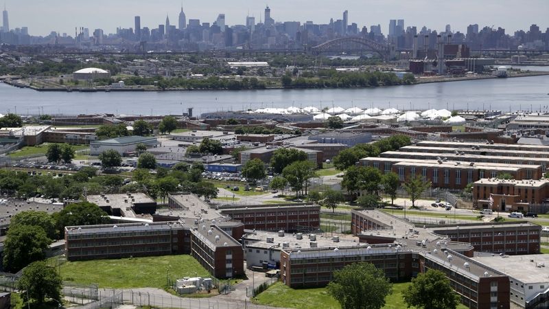 Věznice Riker's Island v New Yorku. Ilustrační snímek