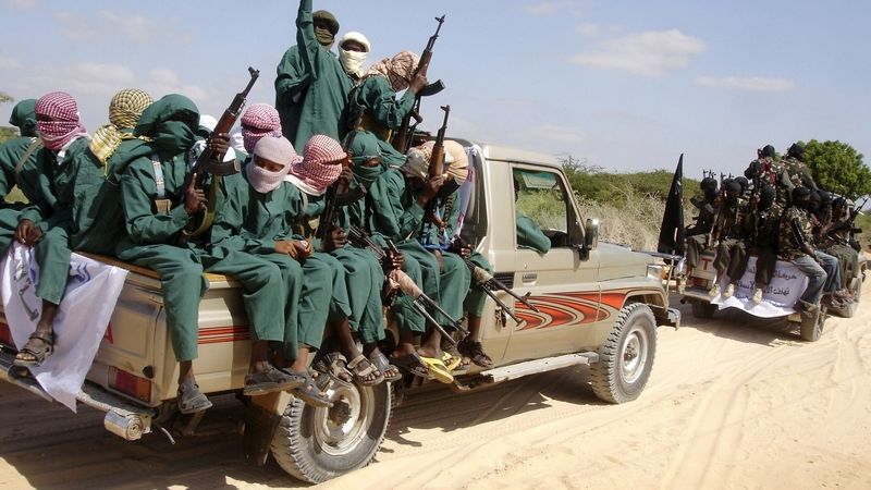Islámští povstalci u somálského hlavního města Mogadišo.