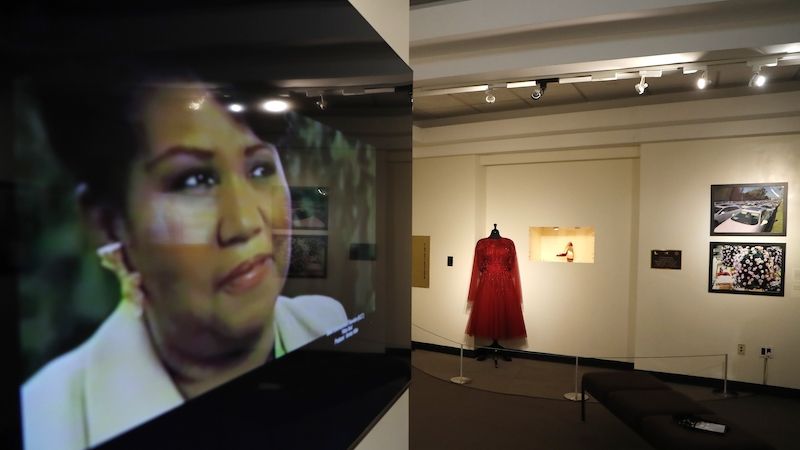 Výstava Arethy Franklinové v Detroitu