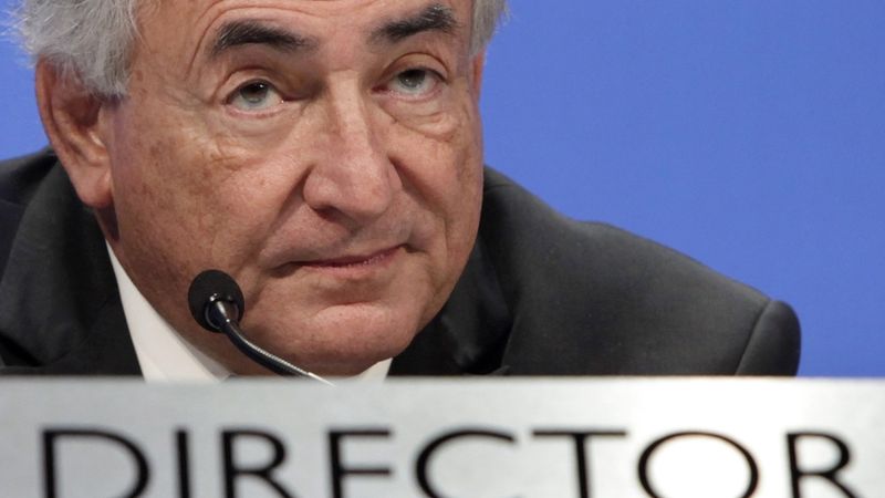 Dominique Strauss-Kahn ještě jako šéf Mezinárodního měnového fondu