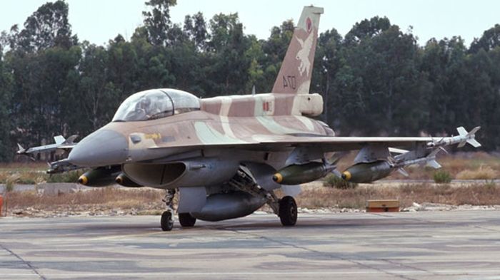 Stíhačka F-16 izraelského letectva