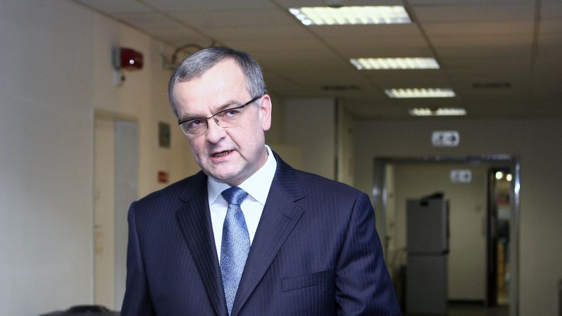 Ministr financí Miloslav Kalousek (TOP 09) 