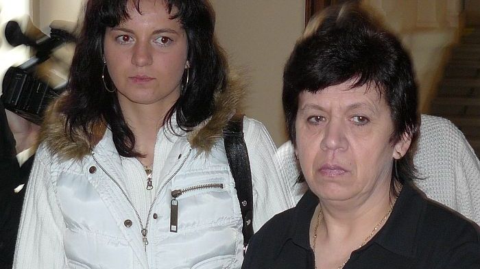 Znesvářené ženy: Jaroslava Trojanová (vlevo) a její budoucí tchýně Hana Brožová. 