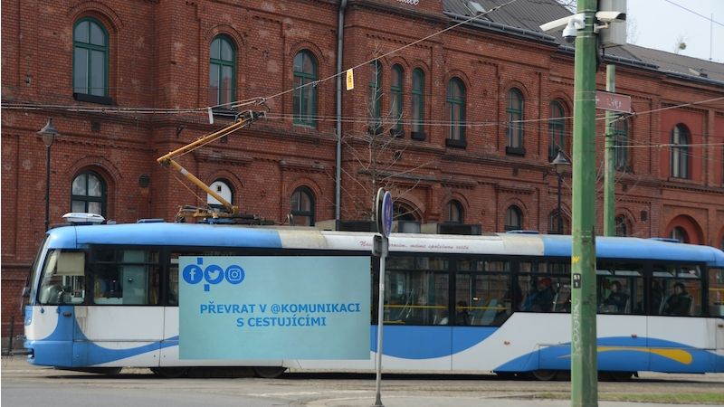 Dopravní podnik Ostrava a.s. navazuje komunikaci s cestujícími.