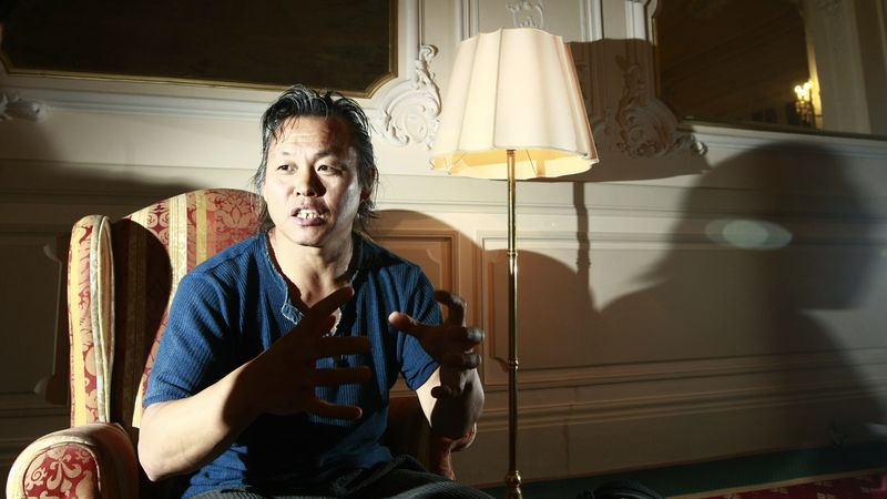 Kim Ki-Duk při rozhovoru v Karlových Varech