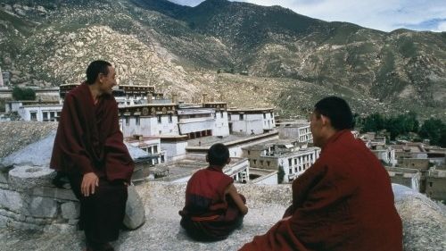 Tibetští mniši. Ilustrační foto