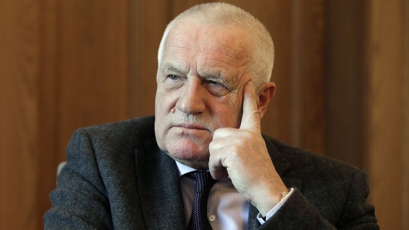 Bývalý český prezident Václav Klaus
