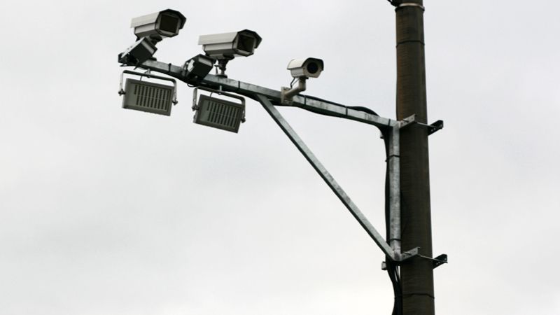 Kamery sledující provoz v ulici Vinohradská