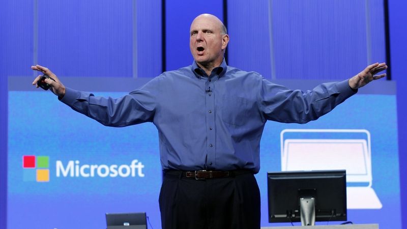 Šéf Microsoftu Steve Ballmer 