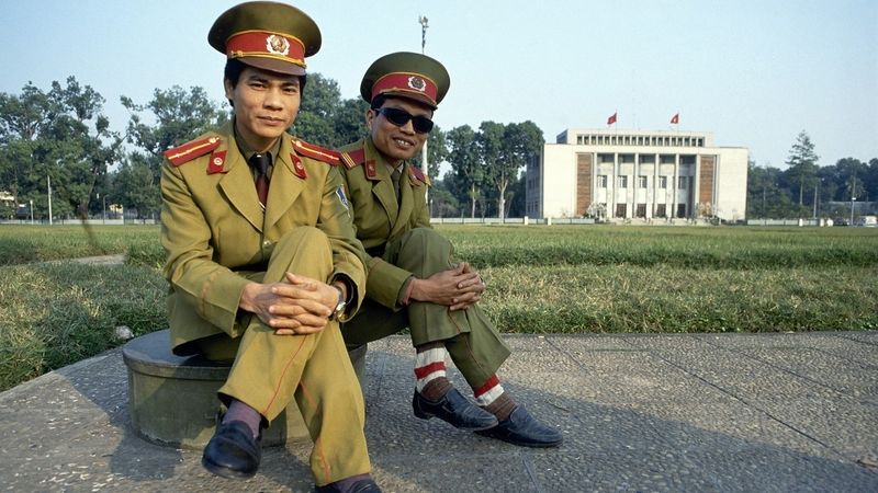 Příslušníci vietnamské policie 