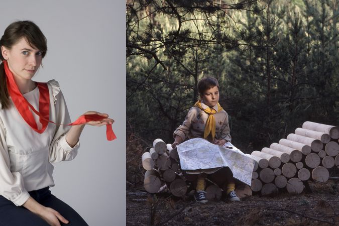 Designérka Klára Šumová a její sedačka inspirovaná oblíbeným sezením na kládách v lese.