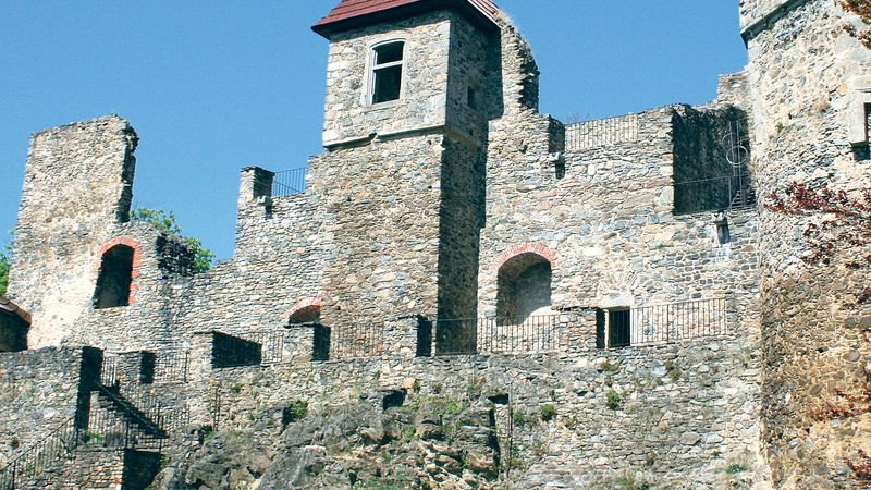 První zmínky o gotickém hradu Klenová pocházejí z druhé poloviny 13. století.