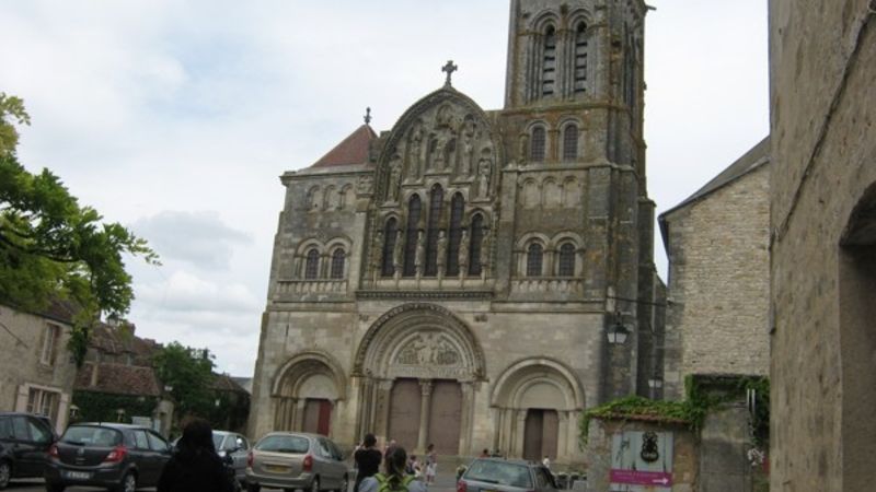Bazilika Sainte-Marie-Madeleine de Vézelay.