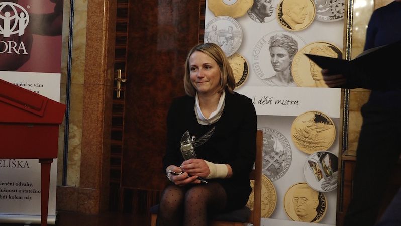 Darina Nešporová byla ve středu oceněna Cenou Michala Velíška. 