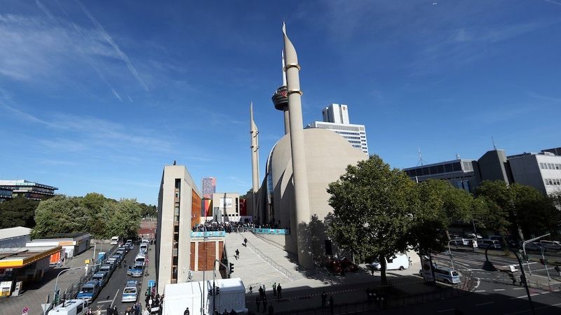 Nově otevřená mešita v Kolíně nad Rýnem