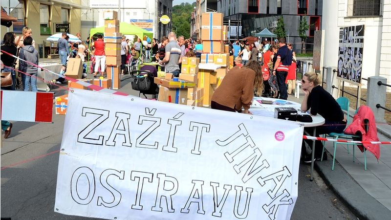 Zažít Ostravu  jinak 20.9.2014: Uličky okolo kostela sv. Václava