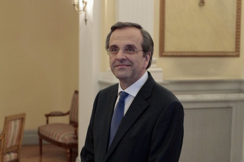 Nově pověřený řecký premiér Antonis Samaras
