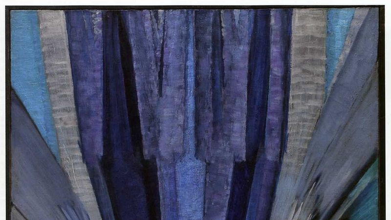 Obraz Františka Kupky Tvar modré patří k prvním dílům abstraktního malířství na světě.
